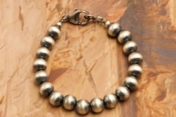Navajo Pearls Sterling Silver Bracelet